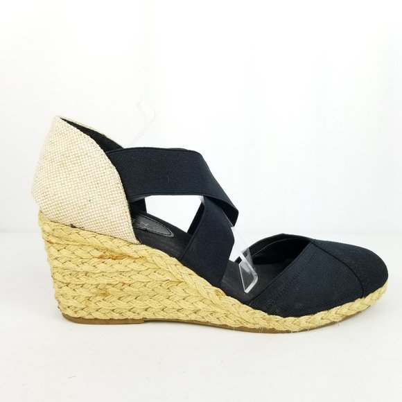 ralph lauren espadrille wedges closed toe
